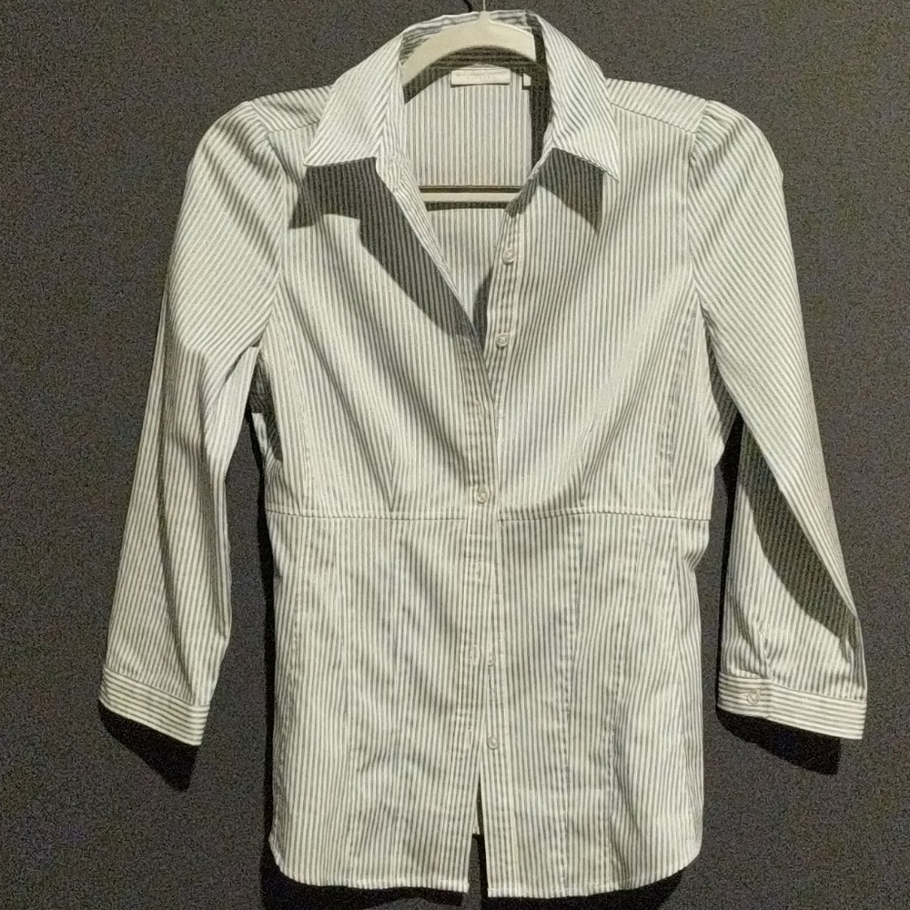 New York & Company Nautical Women's button down